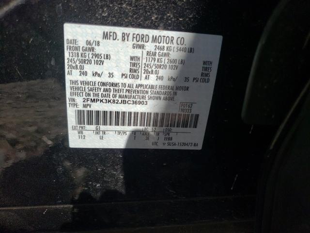 Photo 9 VIN: 2FMPK3K82JBC36903 - FORD EDGE TITAN 