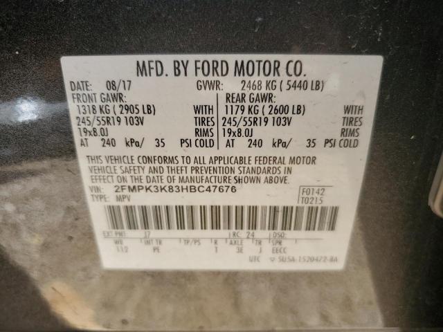 Photo 11 VIN: 2FMPK3K83HBC47676 - FORD EDGE 