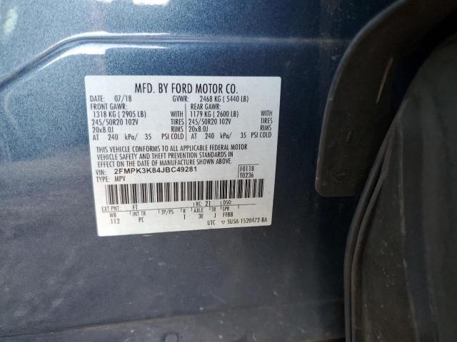 Photo 13 VIN: 2FMPK3K84JBC49281 - FORD EDGE TITAN 