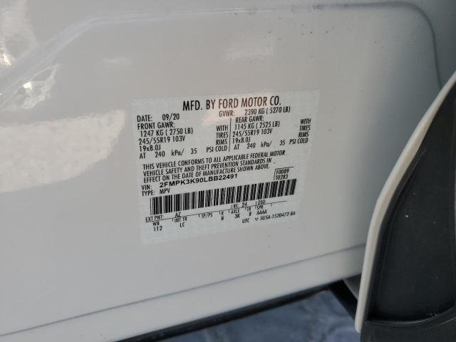 Photo 13 VIN: 2FMPK3K90LBB22491 - FORD EDGE TITAN 