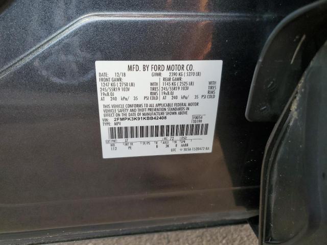 Photo 13 VIN: 2FMPK3K91KBB42408 - FORD EDGE TITAN 