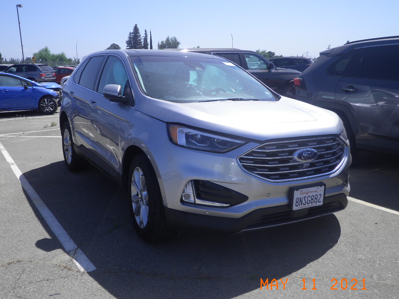 Photo 2 VIN: 2FMPK3K92LBA56235 - FORD EDGE FWD SUV 