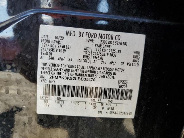 Photo 11 VIN: 2FMPK3K92LBB35470 - FORD EDGE TITAN 