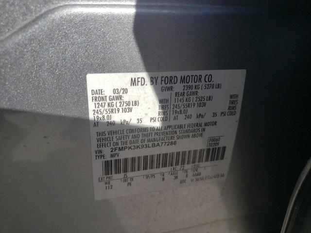 Photo 12 VIN: 2FMPK3K93LBA77286 - FORD EDGE TITAN 