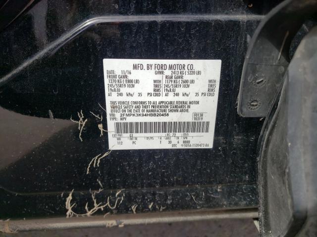 Photo 9 VIN: 2FMPK3K94HBB20458 - FORD EDGE TITAN 