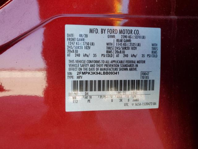 Photo 11 VIN: 2FMPK3K94LBB09341 - FORD EDGE 