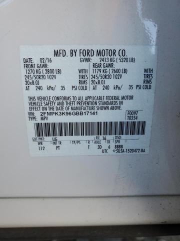 Photo 12 VIN: 2FMPK3K96GBB17141 - FORD EDGE TITAN 