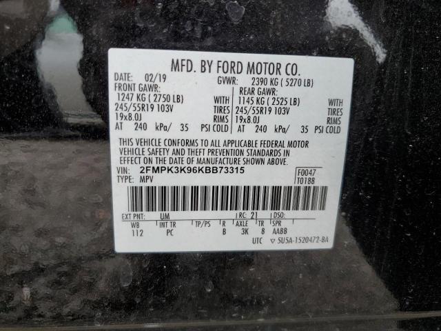 Photo 12 VIN: 2FMPK3K96KBB73315 - FORD EDGE 