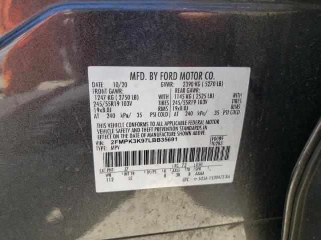 Photo 13 VIN: 2FMPK3K97LBB35691 - FORD EDGE TITAN 