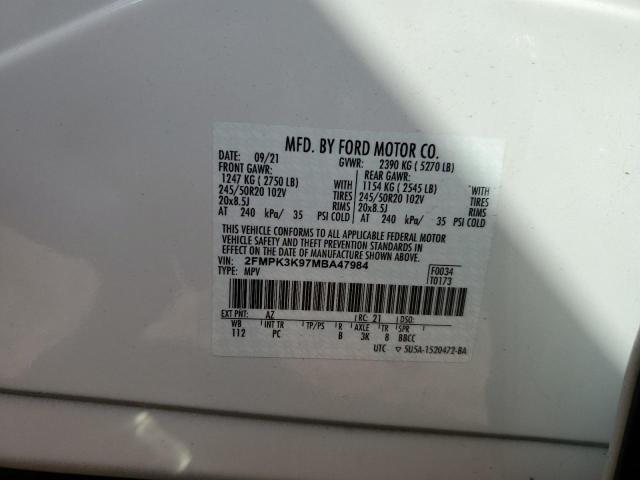 Photo 11 VIN: 2FMPK3K97MBA47984 - FORD EDGE TITAN 