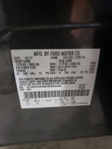 Photo 12 VIN: 2FMPK3K98HBB82445 - FORD EDGE TITAN 