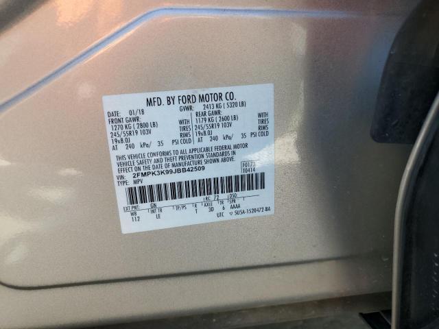 Photo 11 VIN: 2FMPK3K99JBB42509 - FORD EDGE 