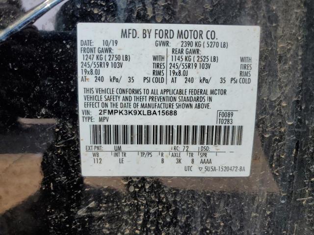 Photo 13 VIN: 2FMPK3K9XLBA15688 - FORD EDGE 