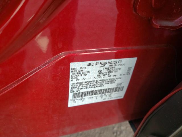 Photo 9 VIN: 2FMPK4AP0LBA54733 - FORD EDGE ST 