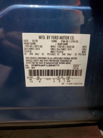 Photo 13 VIN: 2FMPK4AP1LBB46773 - FORD EDGE ST 