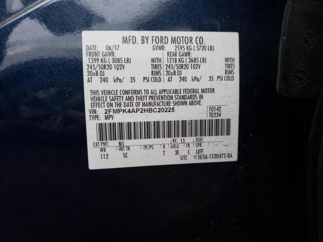 Photo 13 VIN: 2FMPK4AP2HBC20225 - FORD EDGE 