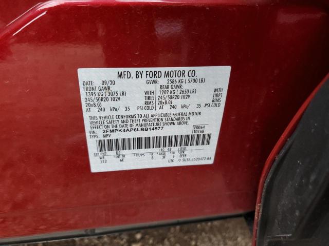 Photo 11 VIN: 2FMPK4AP6LBB14577 - FORD EDGE ST 