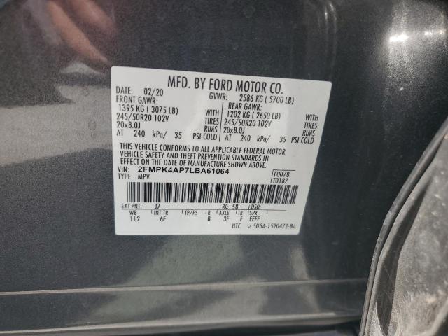 Photo 12 VIN: 2FMPK4AP7LBA61064 - FORD EDGE ST 