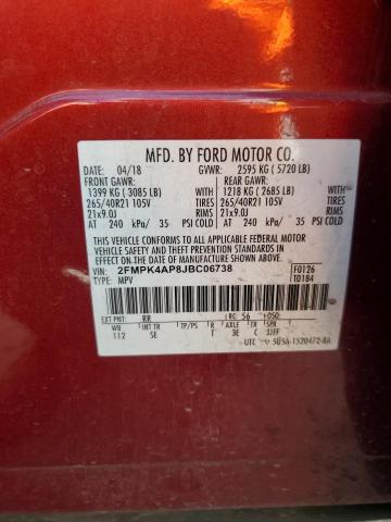 Photo 12 VIN: 2FMPK4AP8JBC06738 - FORD EDGE 