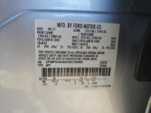 Photo 12 VIN: 2FMPK4G90HBC56889 - FORD EDGE SE 