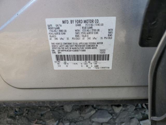 Photo 11 VIN: 2FMPK4G91GBB71588 - FORD EDGE SE 