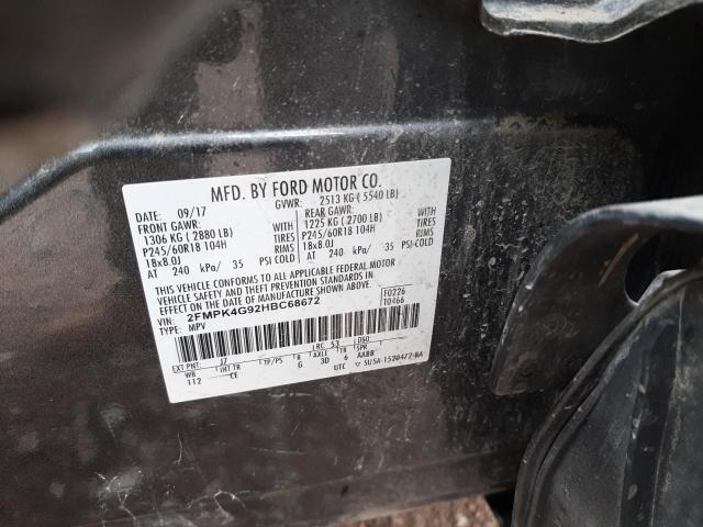 Photo 12 VIN: 2FMPK4G92HBC68672 - FORD EDGE SE 