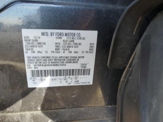 Photo 12 VIN: 2FMPK4G93HBB31272 - FORD EDGE 