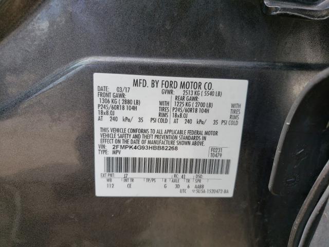 Photo 9 VIN: 2FMPK4G93HBB82268 - FORD EDGE 