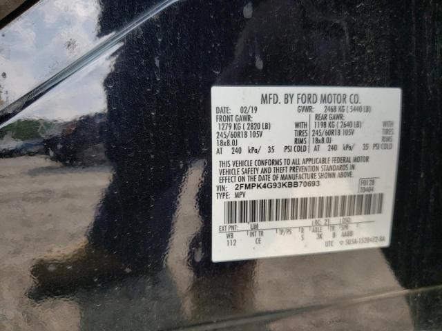 Photo 12 VIN: 2FMPK4G93KBB70693 - FORD EDGE SE 