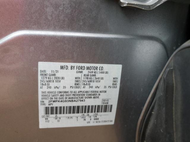 Photo 12 VIN: 2FMPK4G93NBA27943 - FORD EDGE SE 