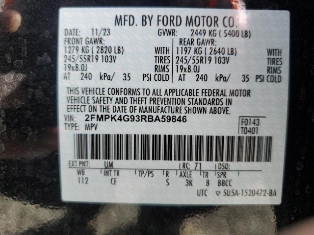 Photo 13 VIN: 2FMPK4G93RBA59846 - FORD EDGE SE 