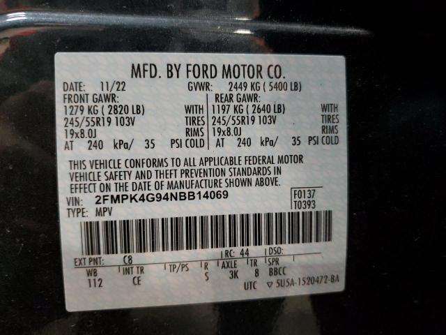 Photo 13 VIN: 2FMPK4G94NBB14069 - FORD EDGE 