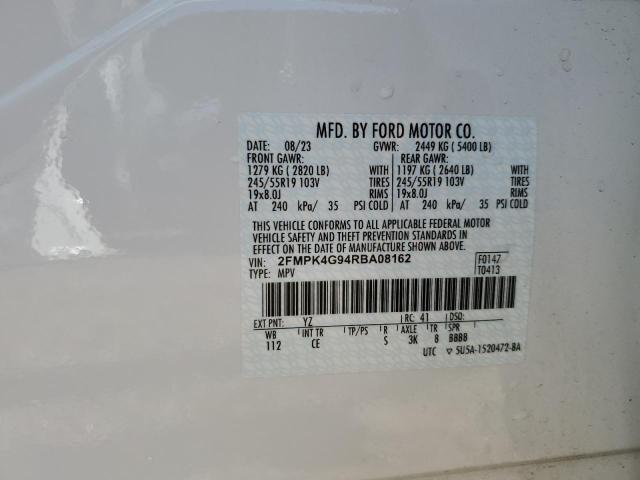 Photo 12 VIN: 2FMPK4G94RBA08162 - FORD EDGE SE 