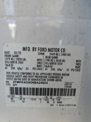 Photo 12 VIN: 2FMPK4G95NBA24624 - FORD EDGE SE 