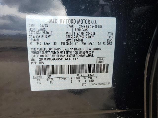 Photo 11 VIN: 2FMPK4G95PBA48117 - FORD EDGE 