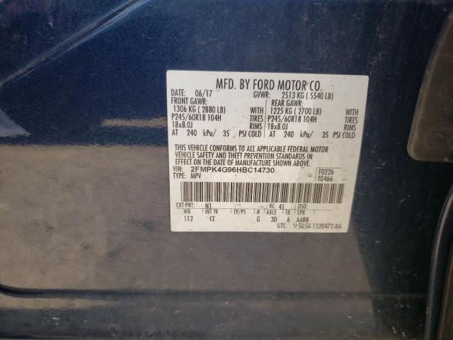 Photo 11 VIN: 2FMPK4G96HBC14730 - FORD EDGE 