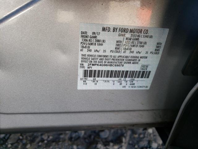 Photo 13 VIN: 2FMPK4G96HBC69078 - FORD EDGE SE 