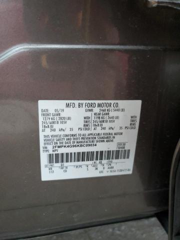 Photo 12 VIN: 2FMPK4G96KBC09034 - FORD EDGE SE 