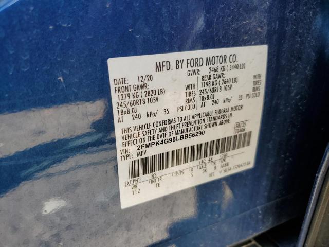 Photo 12 VIN: 2FMPK4G98LBB56290 - FORD EDGE SE 