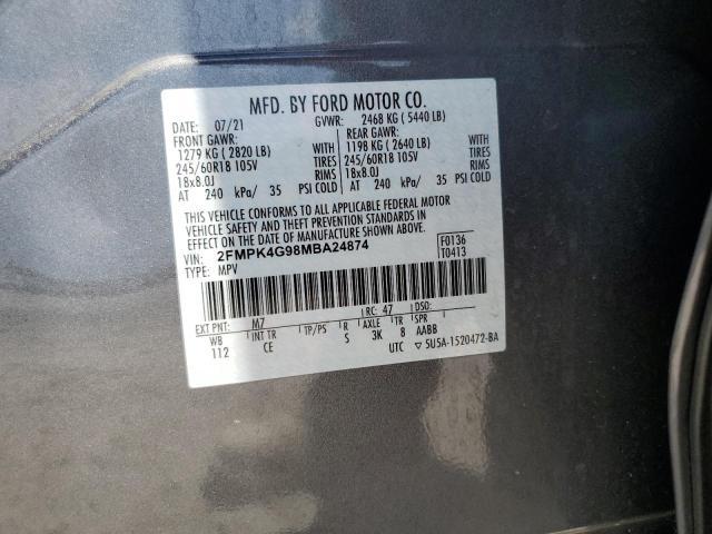 Photo 13 VIN: 2FMPK4G98MBA24874 - FORD EDGE SE 