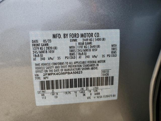 Photo 12 VIN: 2FMPK4G98PBA50623 - FORD EDGE SE 