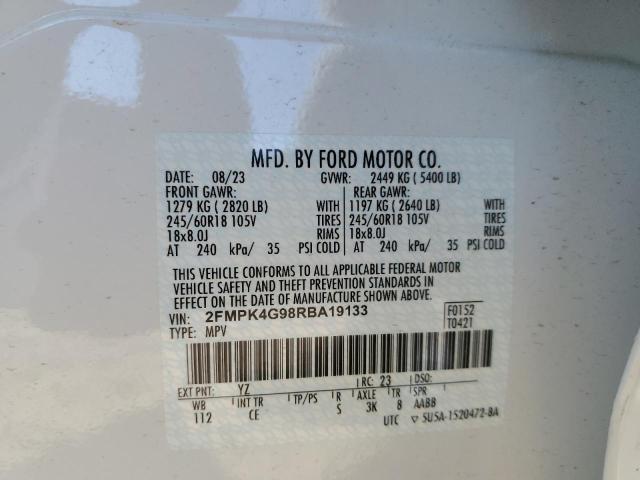 Photo 12 VIN: 2FMPK4G98RBA19133 - FORD EDGE SE 