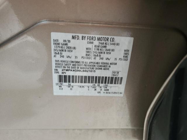 Photo 12 VIN: 2FMPK4G99LBB21015 - FORD EDGE 