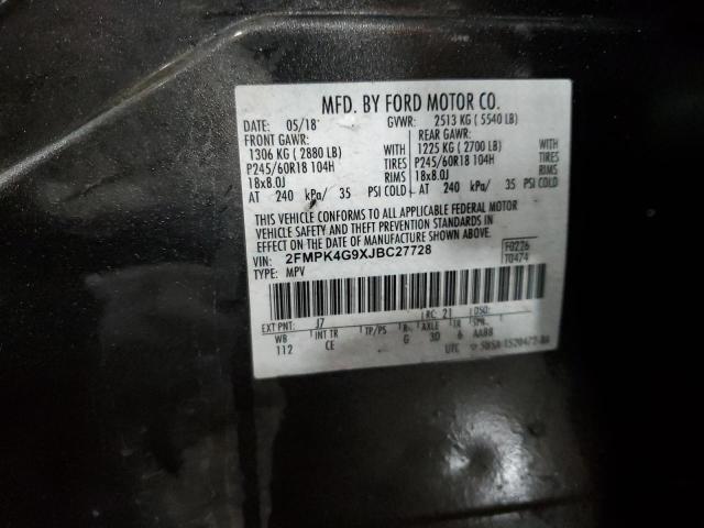 Photo 11 VIN: 2FMPK4G9XJBC27728 - FORD EDGE 