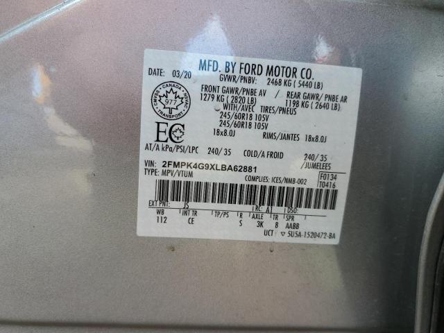 Photo 12 VIN: 2FMPK4G9XLBA62881 - FORD EDGE SE 