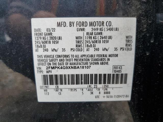 Photo 13 VIN: 2FMPK4G9XNBA18107 - FORD EDGE 