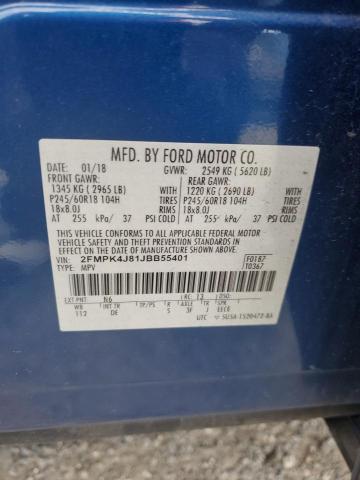 Photo 12 VIN: 2FMPK4J81JBB55401 - FORD EDGE 