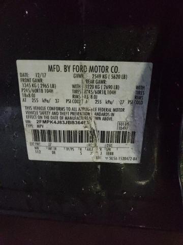 Photo 12 VIN: 2FMPK4J83JBB36493 - FORD EDGE SEL 