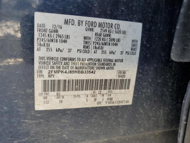 Photo 12 VIN: 2FMPK4J85HBB33542 - FORD EDGE 