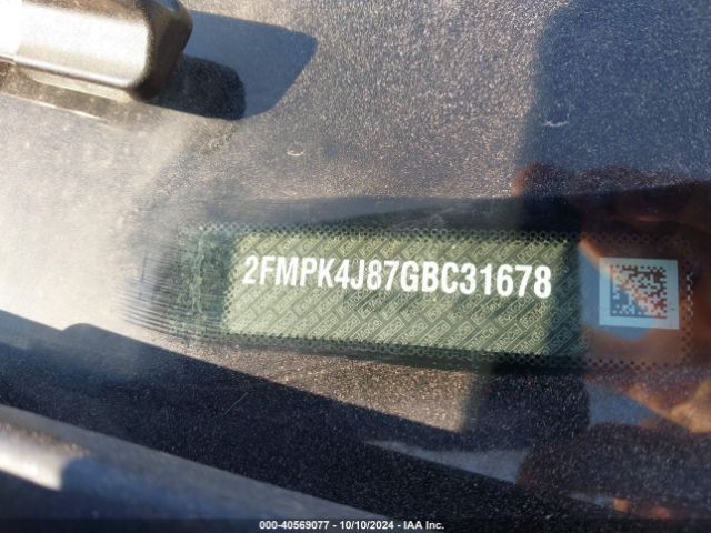 Photo 8 VIN: 2FMPK4J87GBC31678 - FORD EDGE 